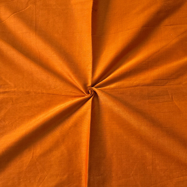 Cotton Silk - Mango Orange Fabric