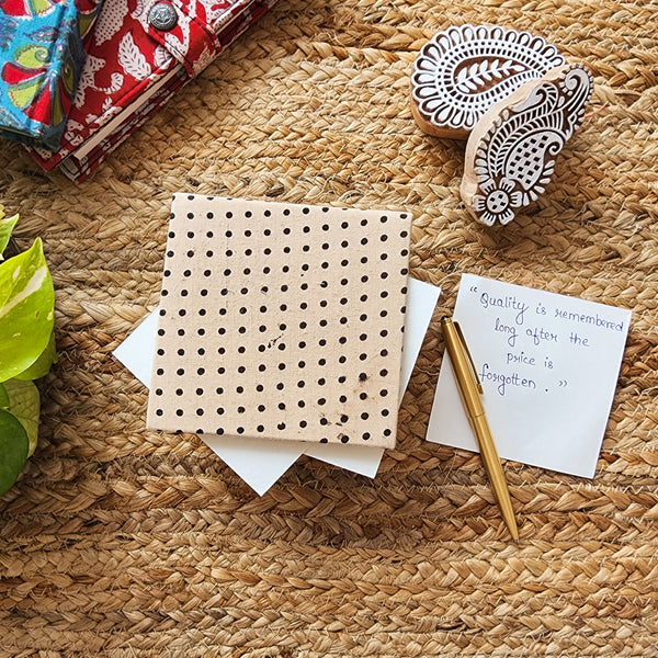 Handmade Upcycled Vegetable Dyed Ajrak Slip Box