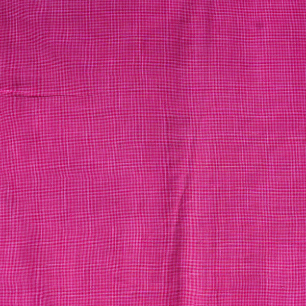 Pure Cotton Mini Pink Small Checks Fabric