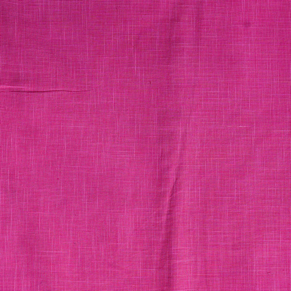 ( PRE-CUT 2.30 METER ) Pure Cotton Mini Pink Small Checks Fabric