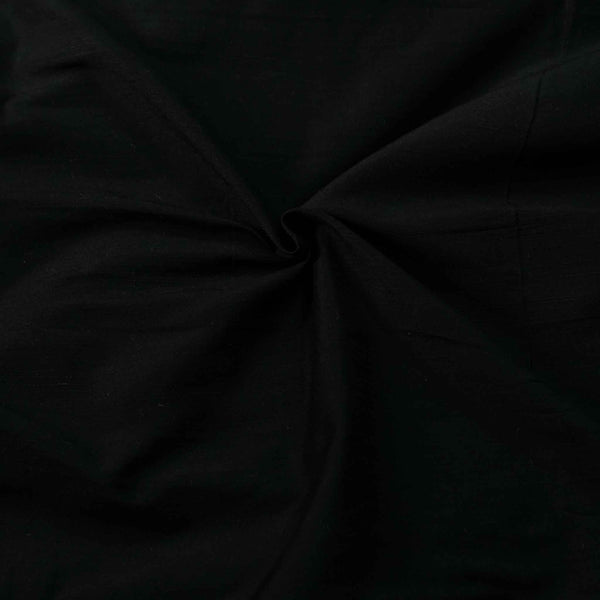 ( Pre-Cut 0.80 Meter ) Cotton Silk - Black