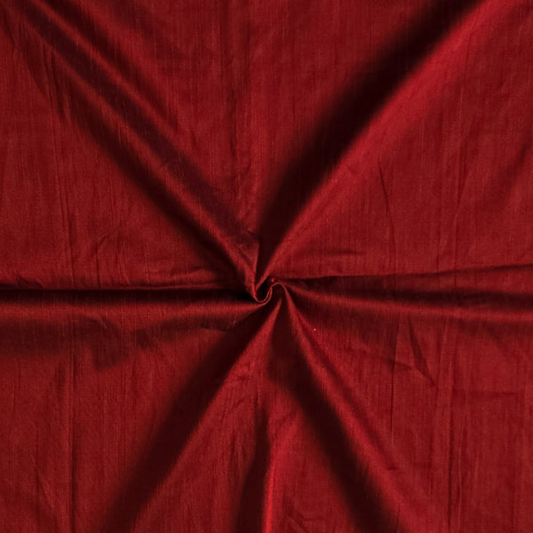 ( Pre-Cut 1.22 Meter ) Cotton Silk - Light Maroon Fabric