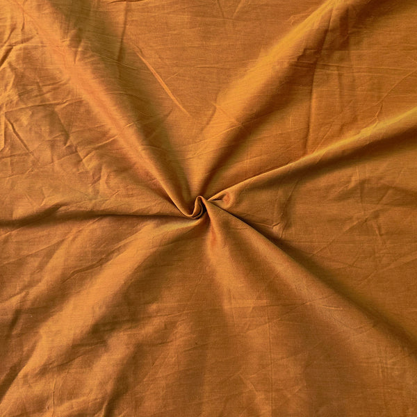 Cotton Silk - Sunset Orange And Yellow Fabric