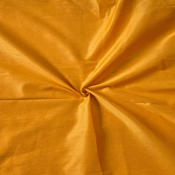 ( Pre-Cut 1.10 Meter) Cotton Silk - Yellow Fabric