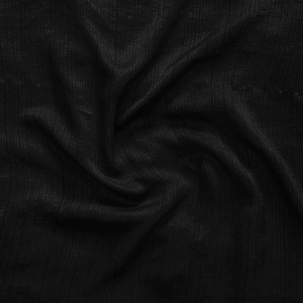 Super Flowy Nysa Fabric - Black