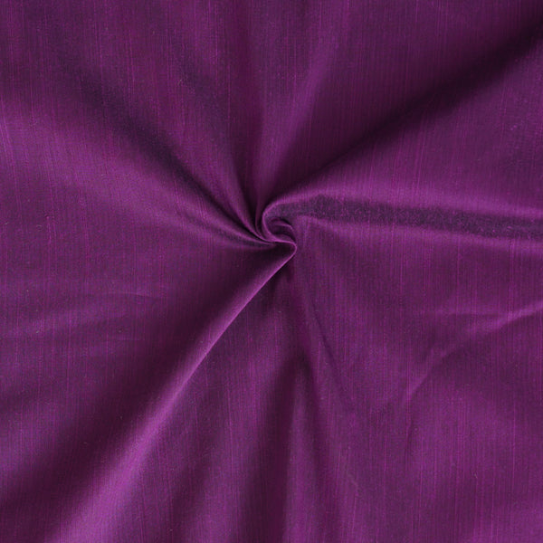 Cotton Silk Magenta  Plain Fabric