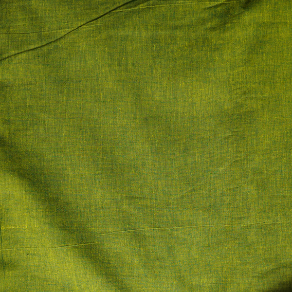 Pure South Cotton Light Green Plain Fabric