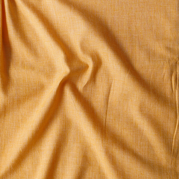 Pure Handloom Cotton Texture Baby Orange Fabric