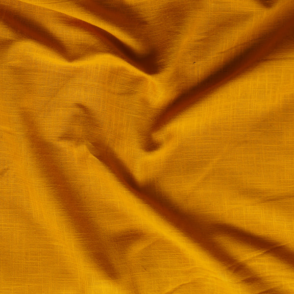 Pure Cotton Slub Yellow Mustard Fabric