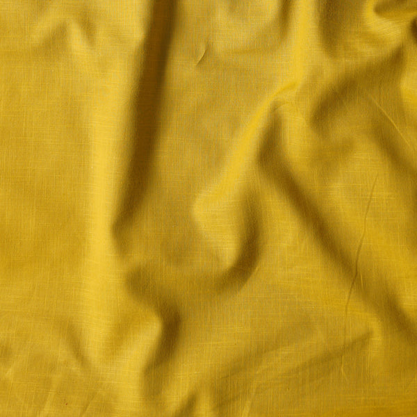 Pure Slub Mustard Fabric