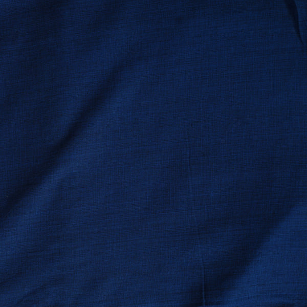 Pure Cotton Handloom Texture Dark Blue Fabric