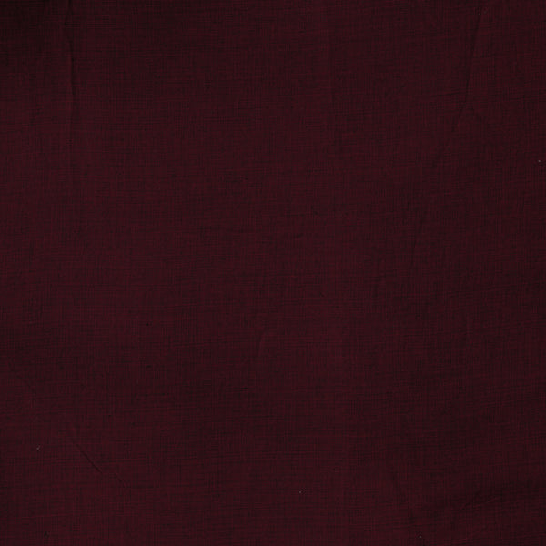 Pure Cotton Plain Handloom Deep Maroon