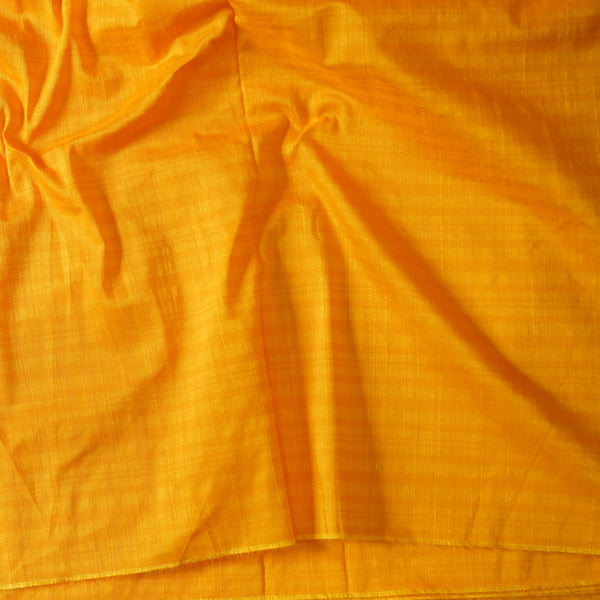 Dupion Cotton Silk Mustard Fabric