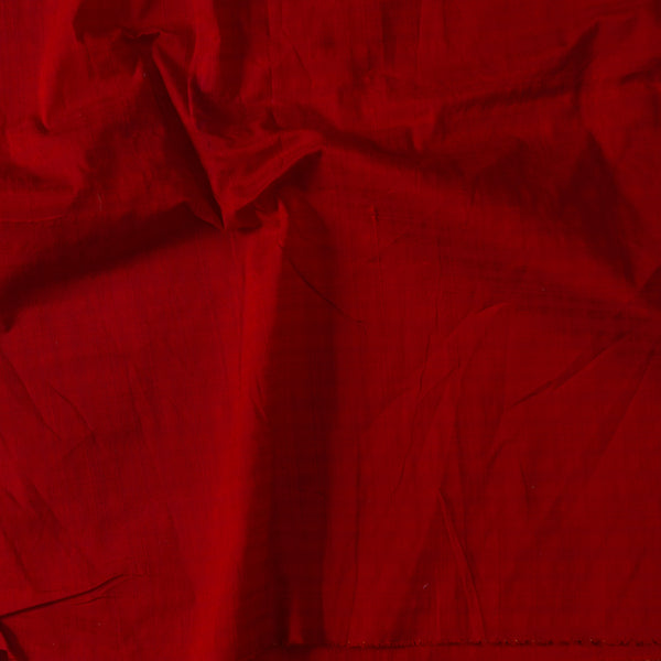 Dupion Cotton Silk Red Fabric