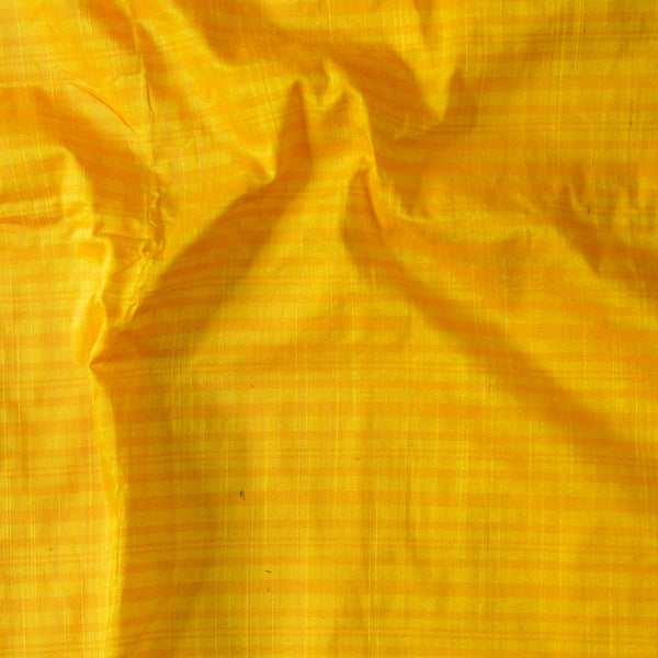 Dupion Cotton Silk Yellow Fabric