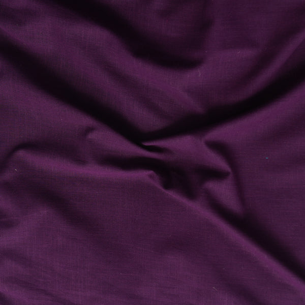 Lilan Cotton Slub Soft Finish Dark Purple Finish Fabric