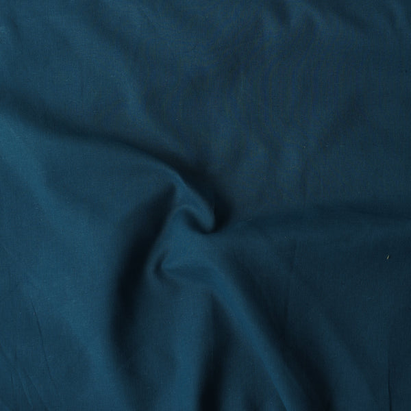 Pure  Cotton Flex Dyed Blue Plain Fabric