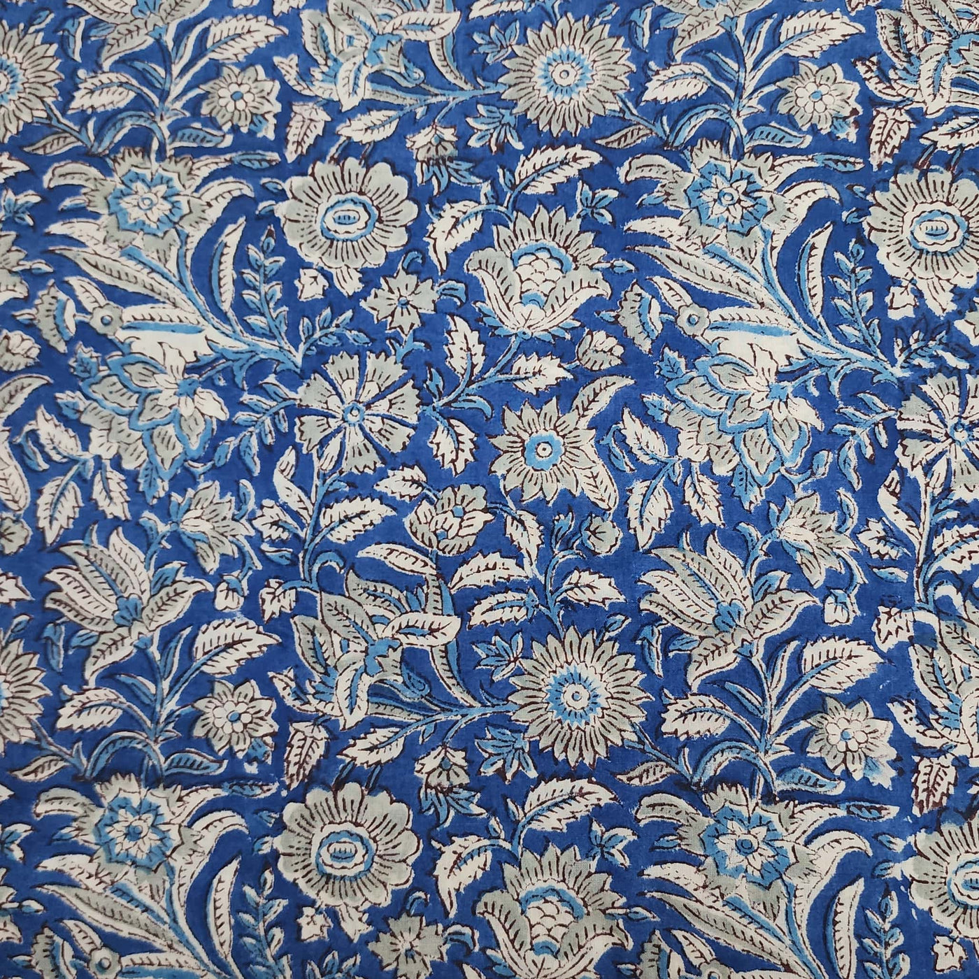 Jaipuri, Mughal , Jaal, Rapid Hand Block Print Cotton Fabrics Online ...