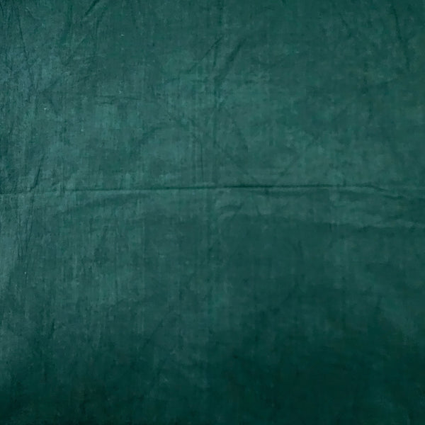 ( Pre-Cut 1.80 Meter ) Pure Cotton Plain Dark Green Fabric