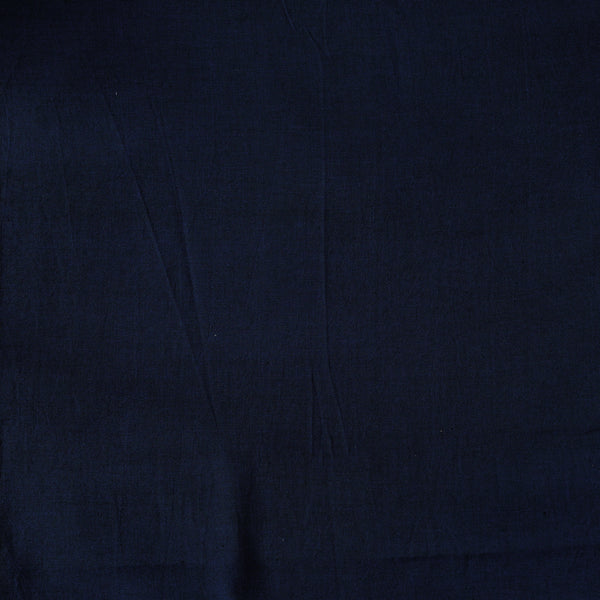 Pure Cotton Plain Handloom Navy Blue