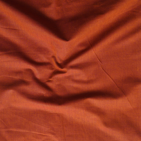 Pure South Cotton Orange Duel Maroon Shade Fabric