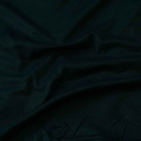 Pre-cut 2.30 meter Rayon Slub Cotton Fabric Deep Bottle Green Grey