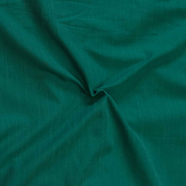 Pre Cut (0.85 Meter) Rayon Slub Cotton Fabric Sea Green Teal