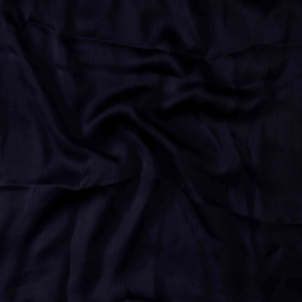 Sun Shine Chiffion Navy Blue Fabric