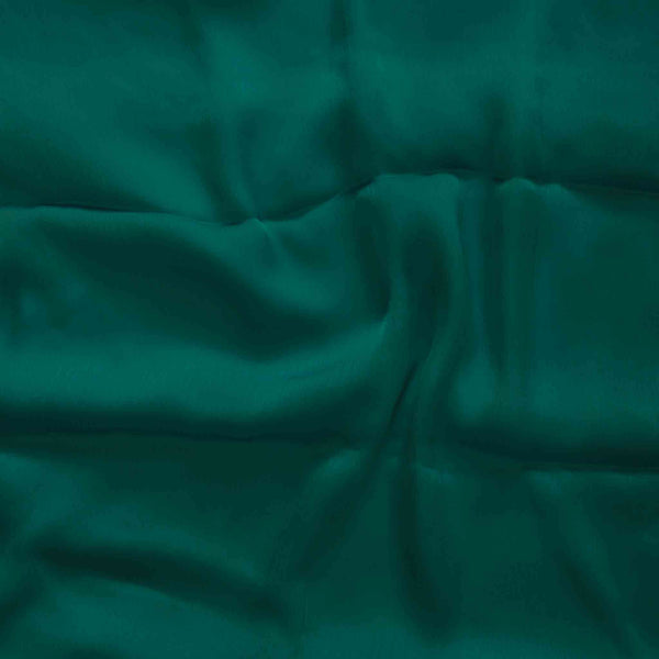 Sun Shine Chiffion Teal Blue Plain Hand Woven Fabric