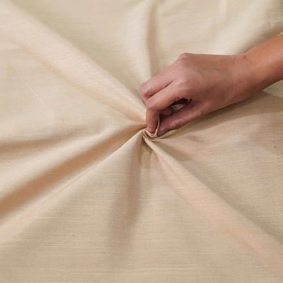 Cotton Silk - Beige Blouse Fabric ( 1.30 meter )