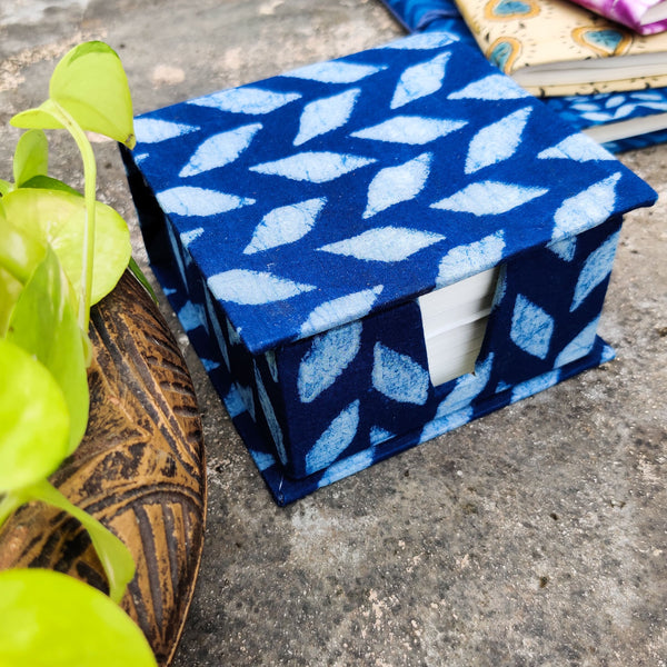 Handmade Upcycled Ankola Indigo Slip Box