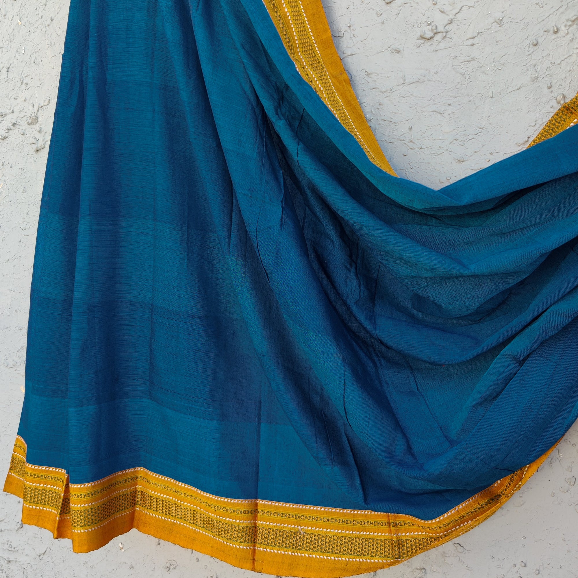 Shop – Blue Strips Ilkal Saree - GI Heritage