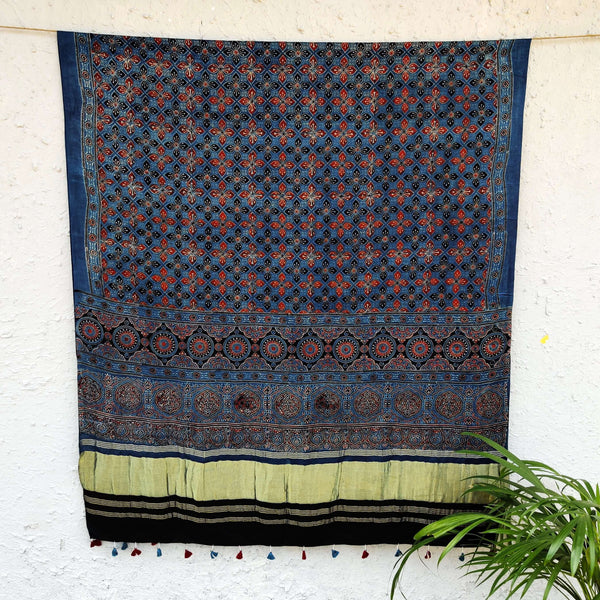 Modal Silk Azra Ajrak Dupatta