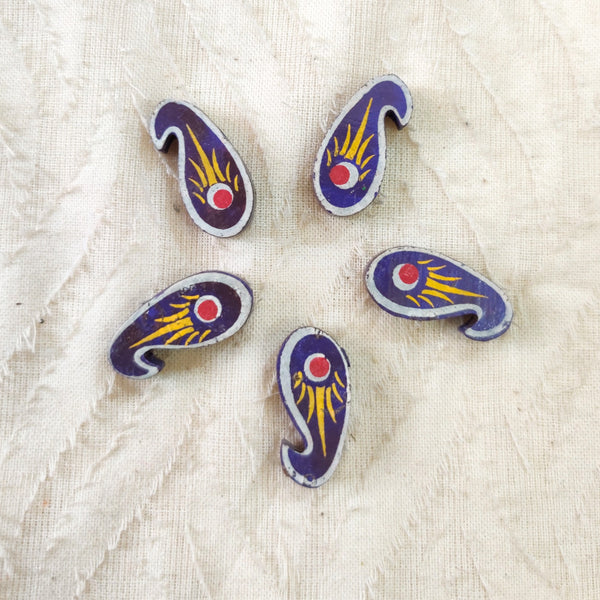 Pack Of 5 Purple Kairi Buttons