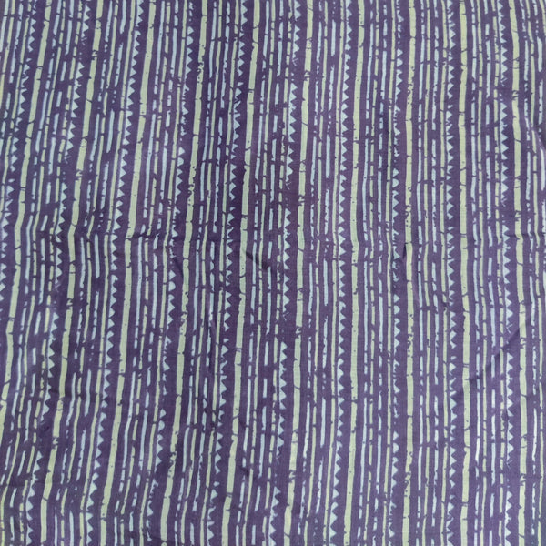 Precut 1.60 Meter Muslin Pastel Purple Burgundy With Stripes Flowy Fabric.