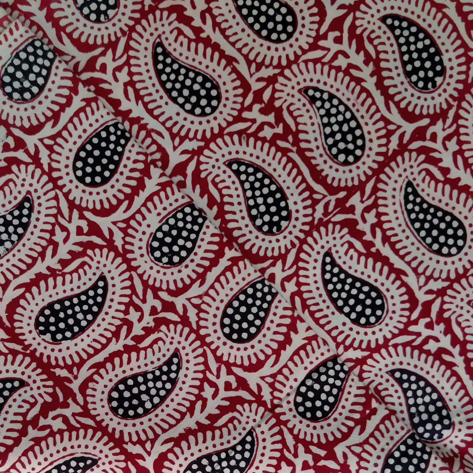Bagh Print Hand Block Rayon Fabric