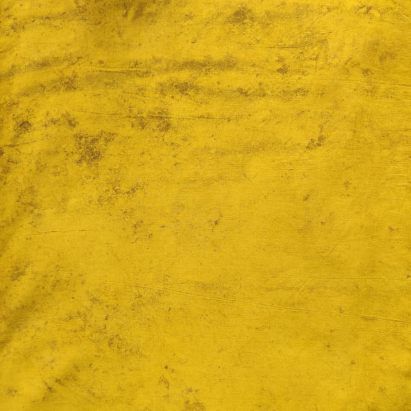 Precut 1.70 Meter Pure Cotton Dabu Plain Mustard Abstract Hand Block Print Fabric