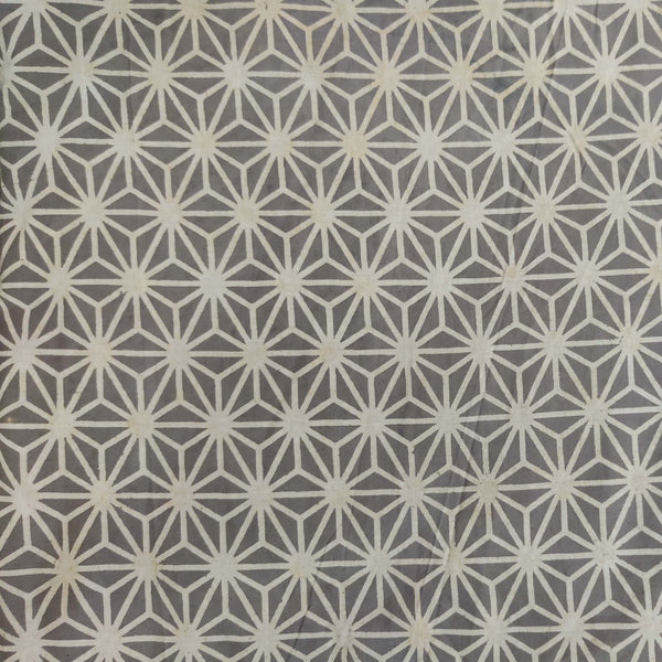 Pure Cotton Kashish Geometric Pattern Hand Block Print Fabric