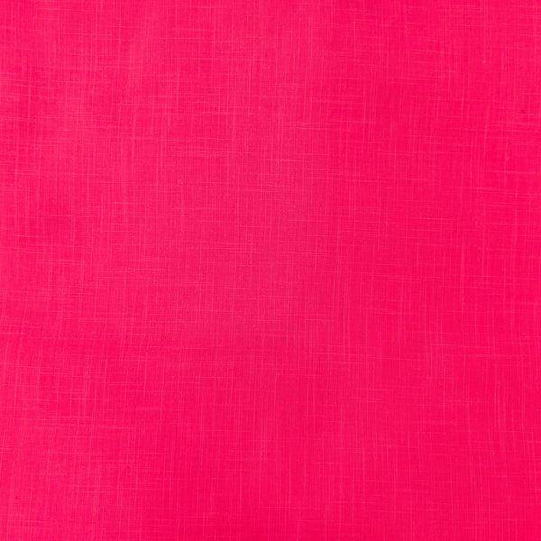 Pure Cotton Pink Slub Handloom Fabric