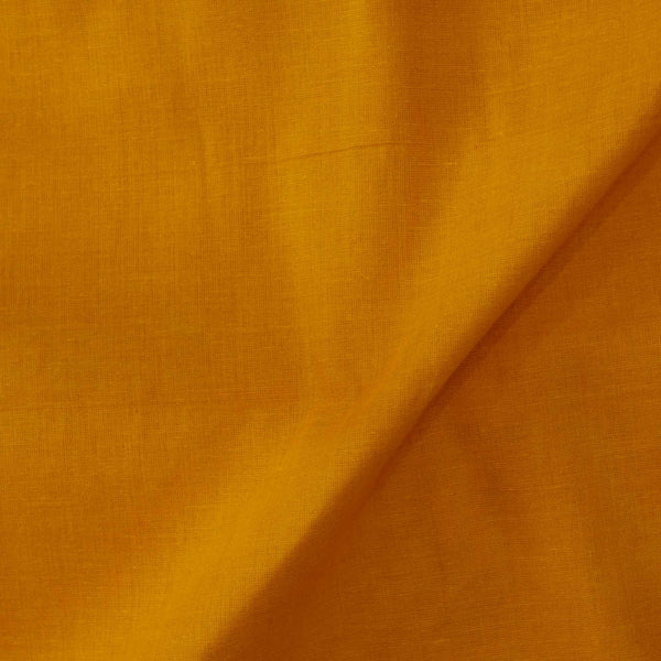 Pure Cotton Plain Ikkat Mustard