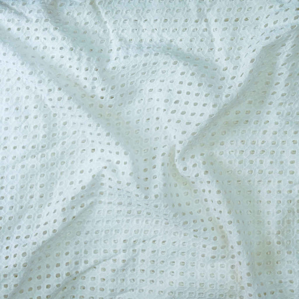 Pure Cotton White Hakoba Fabric