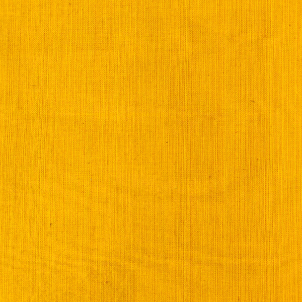 Pure Cotton Yellow Light Textured Handloom Fabric