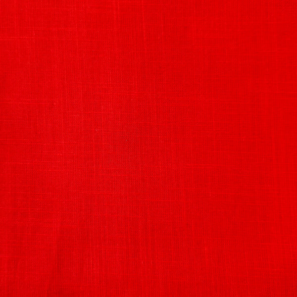 Pure Slub Cotton Red Fabric