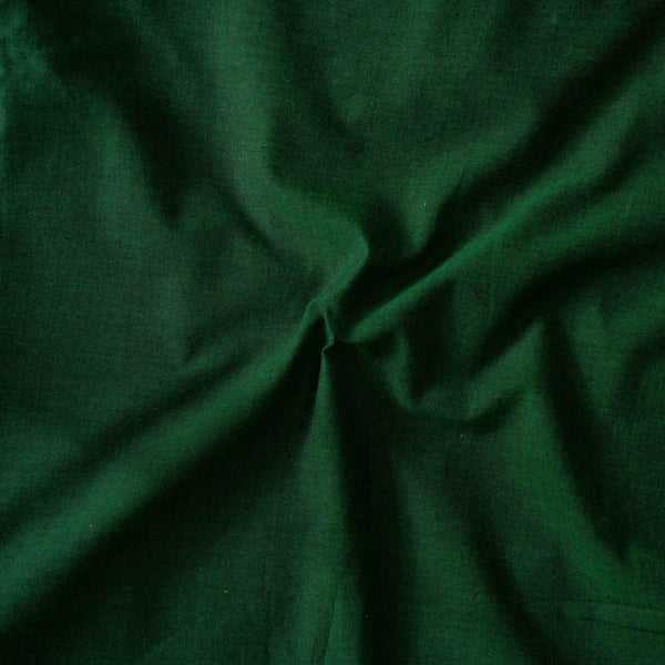 Pure South Cotton Handloom Dark Green