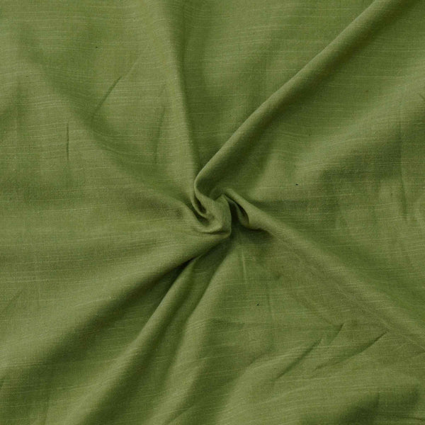 Precut 2 Meter Rayon Slub Cotton Fabric Pastel Moss Green Fabric