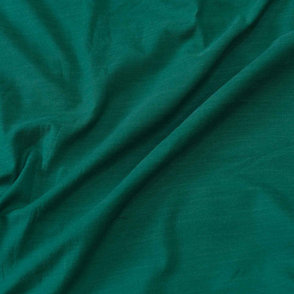 Rayon Slub Cotton Fabric Sea Green Teal