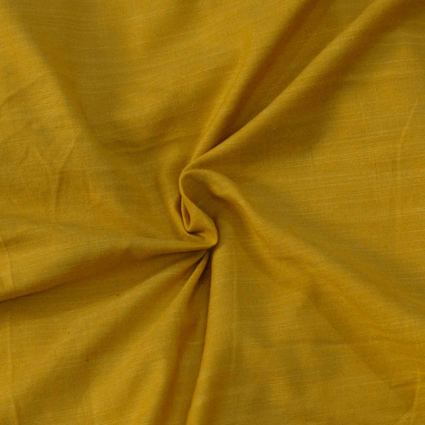 Rayon Slub Cotton Fabric Simple Pale Yellow