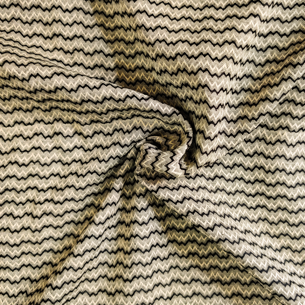 Pre cut 2 Meter Rayon Woven Cream Textured Fabric