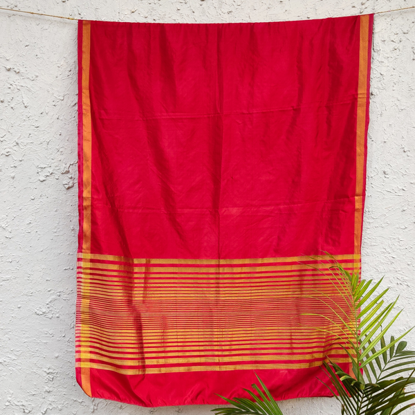 Sanskruti Banarasi Basic Maroon Soft Dupatta