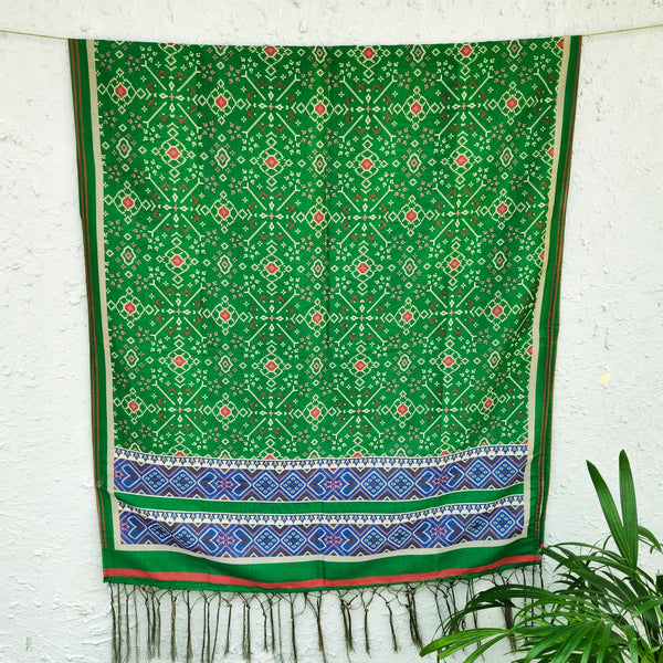 Sanskruti Green Digital Print Dupatta